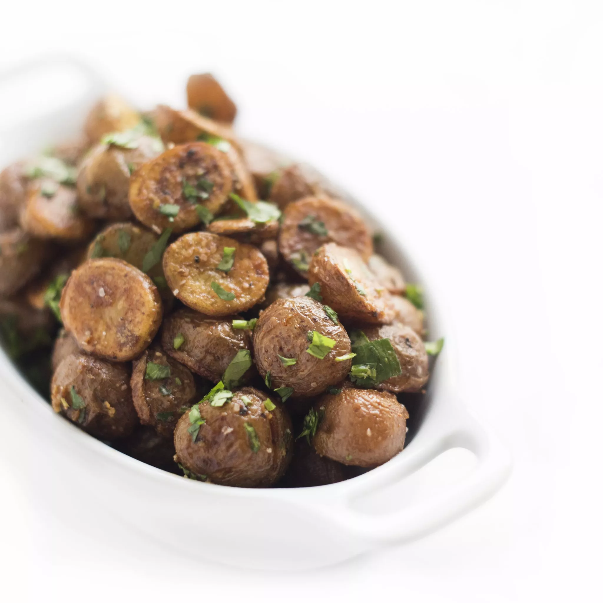 A bowl of spicy potatoes