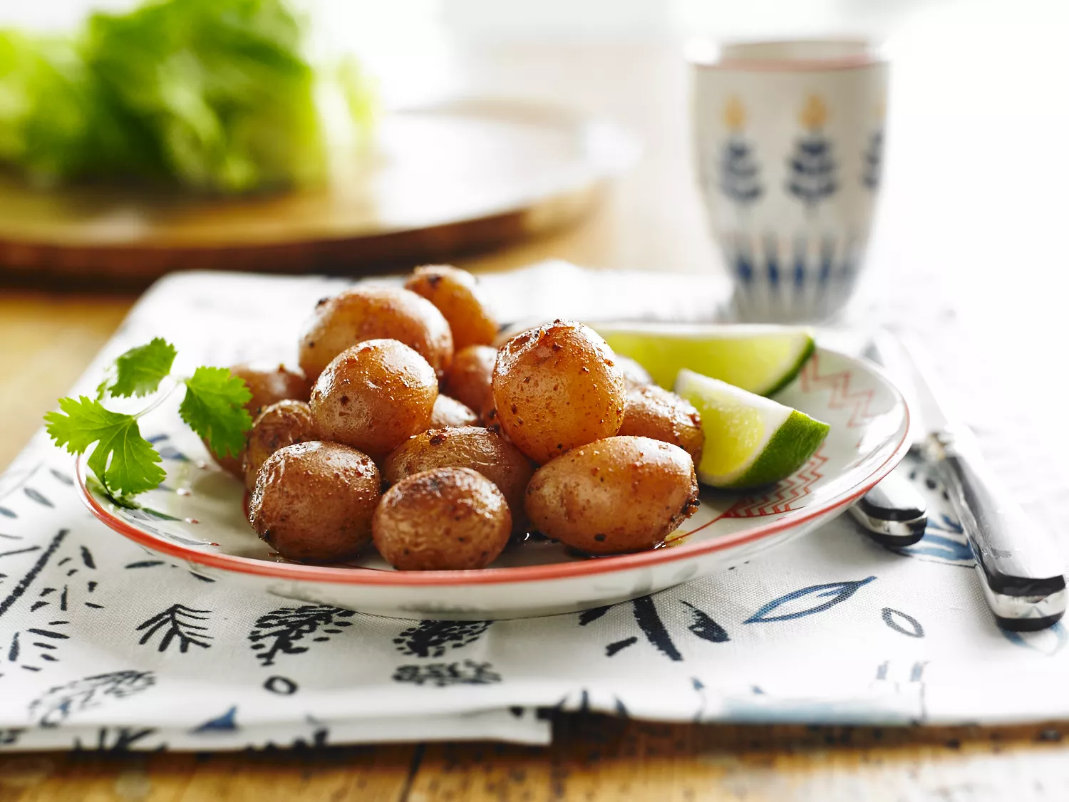 Summer barbecue potatoes.