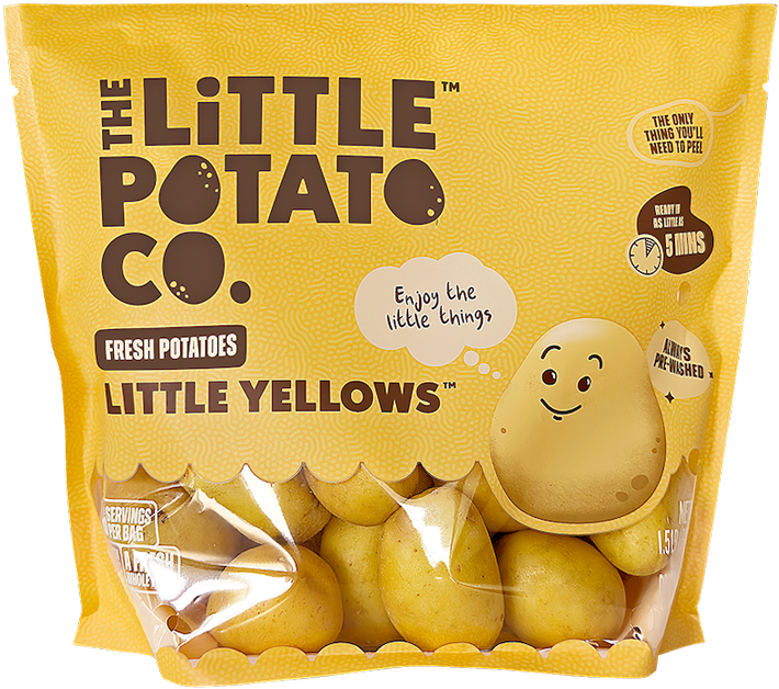 Packaged Little Yellows for US market from The Little Potato Company